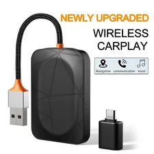 2025 Upgraded Wireless CarPlay Adapter USB Dongle For iPhone Apple Plug & Play