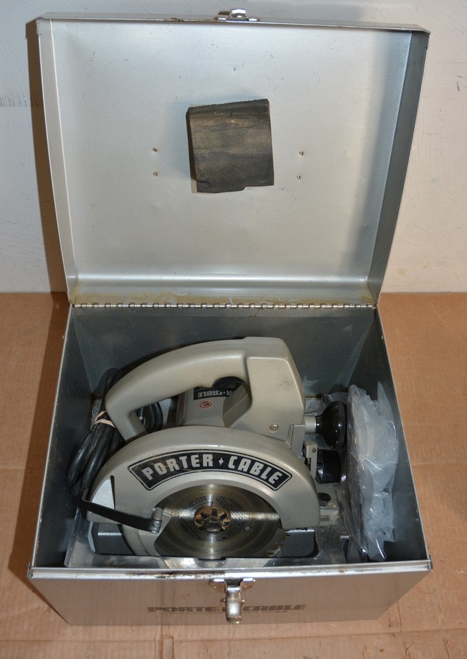 Porter Cable 346-1 Builders 6-1/2 Inch Circular Saw 346 w/ Case | eBay