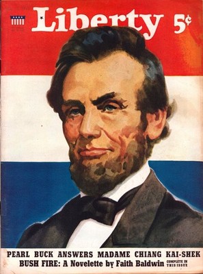 Liberty Weekly Magazine February 15th 1941 George E. Hausmann Cover Art Abraham