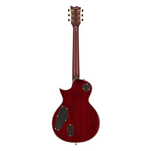 ESP LTD EC 1000T CTM 6 String See Thru Black Cherry C Stock Electric Guitar - Picture 2 of 3