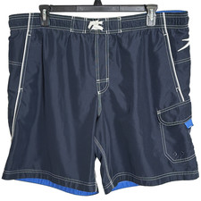 Speedo Swim Trunks Men's Size Large Board Short With Cargo Pocket
