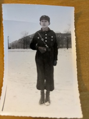 Photo Male Youth Pimp In Black Uniform