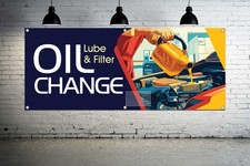 OIL CHANGE Lube  Filter Generic Vinyl Banner Sign Auto Shop Garage Display