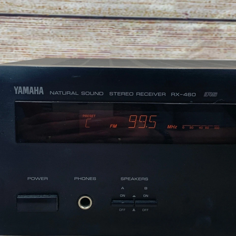 Yamaha Natural Sound Stereo Receiver RX-460 ERS Amplifier Audio Tested Works - Image 2 of 4