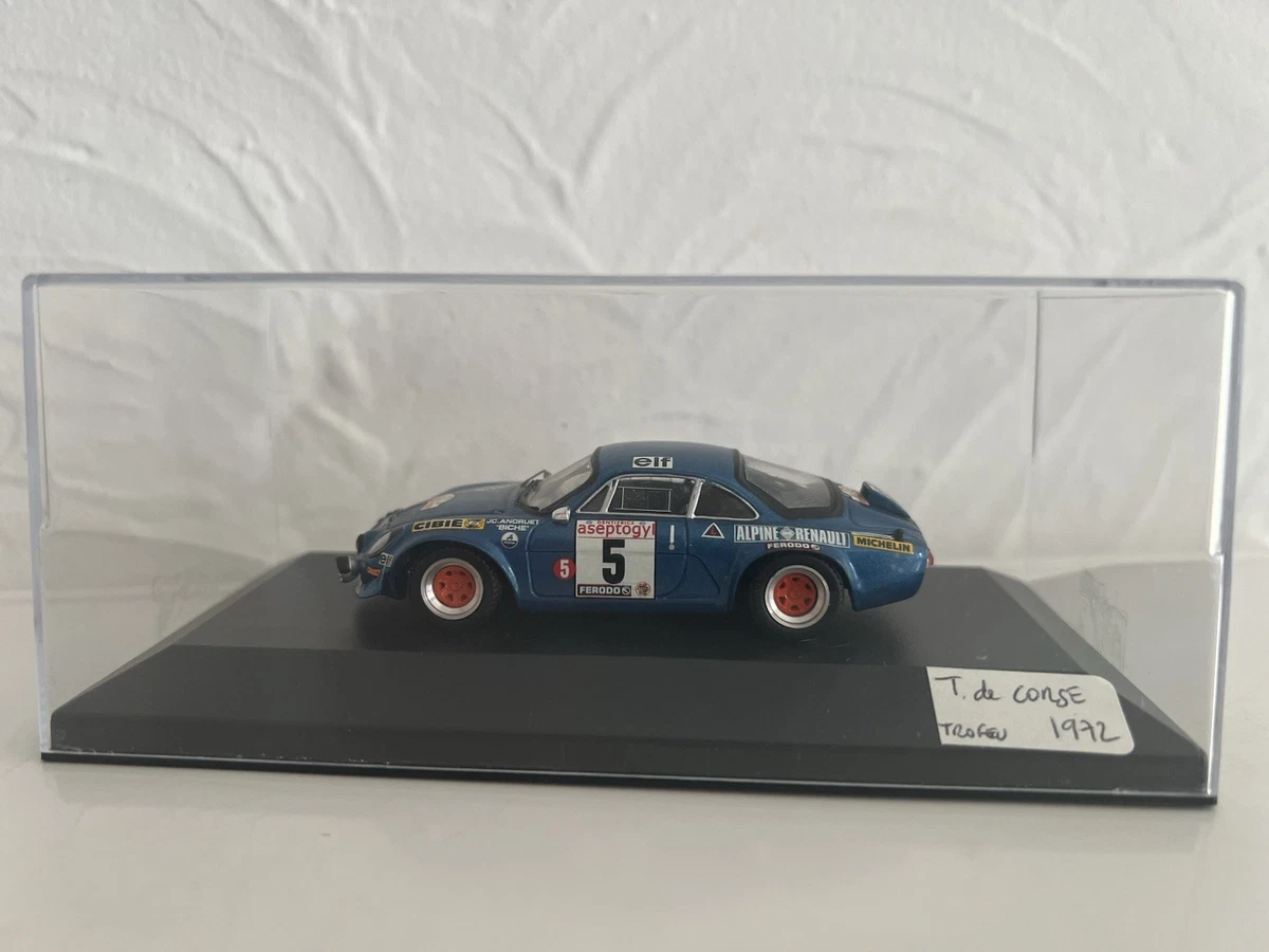 Alpine Renault A110 Rallye - Trofeu Ref COF16 - Échelle 1/43 - Bleue
