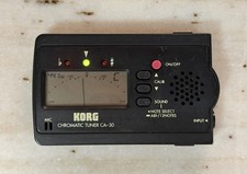 Korg CA-30 Chromatic Tuner Black w/ LCD Display Built-in Microphone