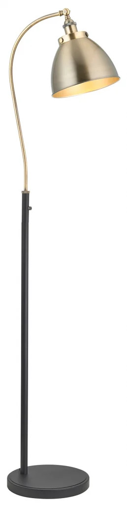 Floor Light Black Franklin Antique Brass Matt Endon 98748