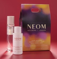 NEOM Perfect Nights Sleep Saviours Body & Pillow Mist Bath Foam Aromatherapy Set