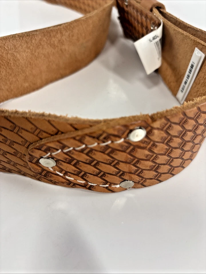 AWP CINTURÓN DE HERRAMIENTAS DE TRABAJO DE CUERO GRANDE SE ADAPTA HASTA 50" PULGADAS - HEBILLA DE RODILLO DE METAL Foto 4 de 4