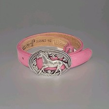 Justin New Lil Beauty Top Grain Leather Belt Size 26 Made In USA Very good
