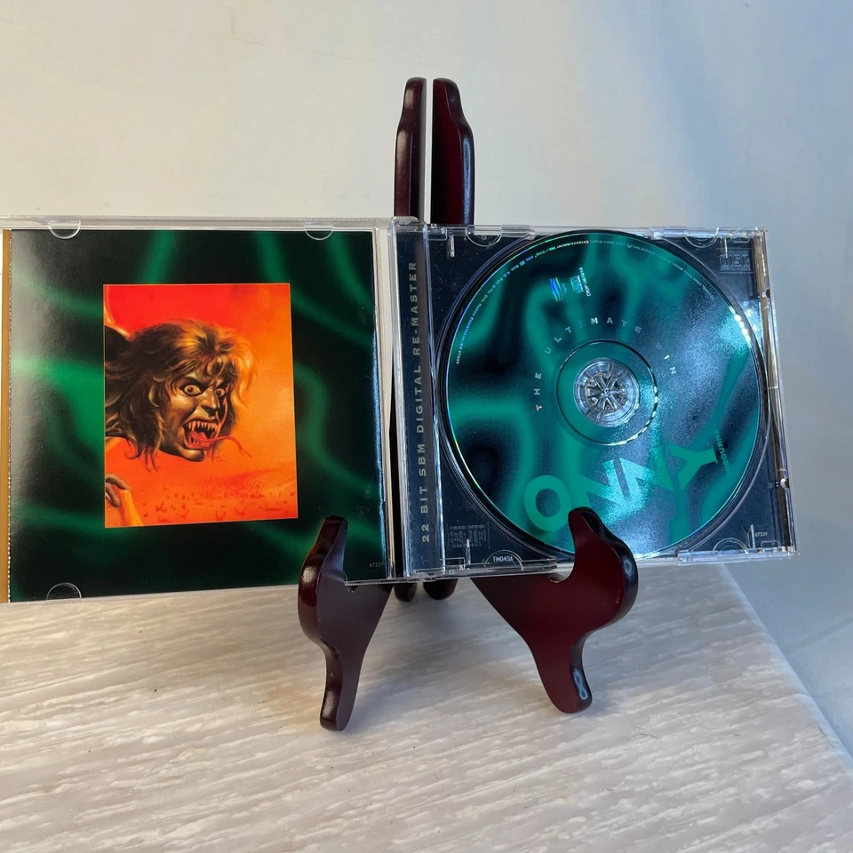 Ozzy Osbourne The Ultimate Sin CD 1995 Epic EK67239 w/Hype Sticker Black Sabbath Foto 2 de 2