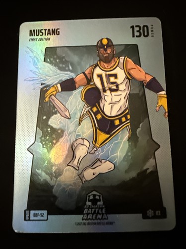 2025 Bo Jackson Battle Arena Update Blue Battle Foil #BBF-52 Mustang JJ