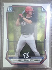 Topps Bowman Chrome 1st Sam Petersen Washington Nationals 2025 #BCP-122