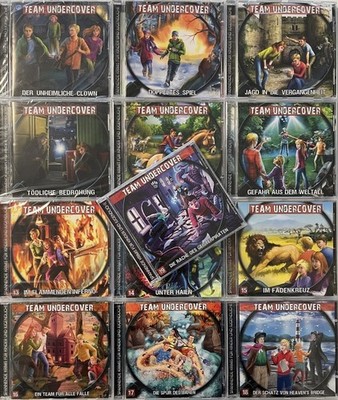14 x CD Team Undercover Hörspiel Paket !!!