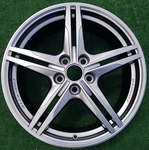 Factory Chevrolet Corvette Front Wheel Stingray C8 OEM Forged 19 in QEB 86595518 - Picture 1 of 7