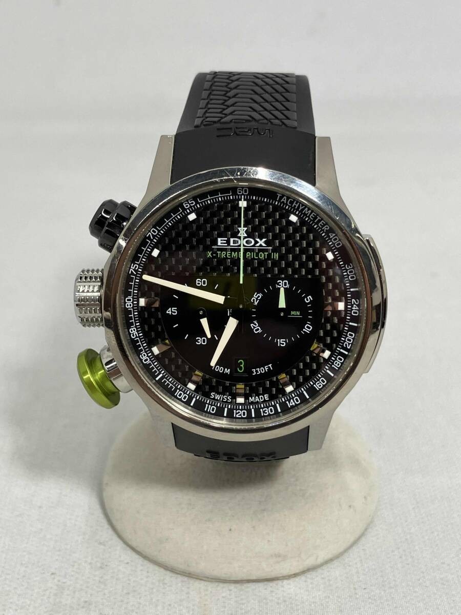 EDOX Chrono Rally Chrono Dakar 10303 Quartz Used Watch | eBay
