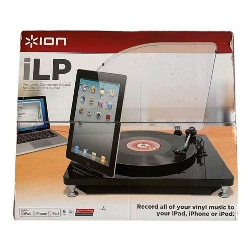 ION iLP USB Turntable Record Player Vinyl to MP3 Converter iPhone iPad ...