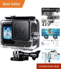 Underwater Diving Case for GoPro Hero 9/10/11/12/13 - 196FT Protection
