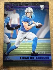 2022 Panini Chronicles Panini purple 18/49 Aidan Hutchinson #PA-10 Rookie Lions
