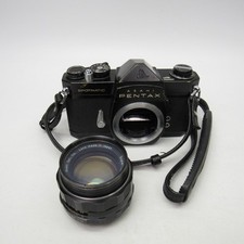 Asahi Pentax Spotmatic SP Camera Black Body With Super-Takumar f1.4 50mm Lens