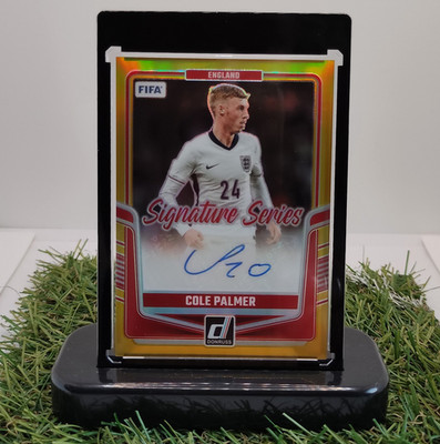 2024-25 Panini Donruss Cole Palmer Signature Series Gold Auto /10 SS-CP
