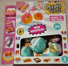 MGA Miniverse Make It Mini Food Cafe Series 3 Display Box 20 Sealed Balls New
