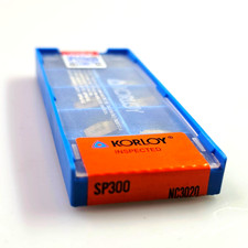 Korloy SP300 NC3020 Carbide Grooving Parting Inserts (Box of 10)