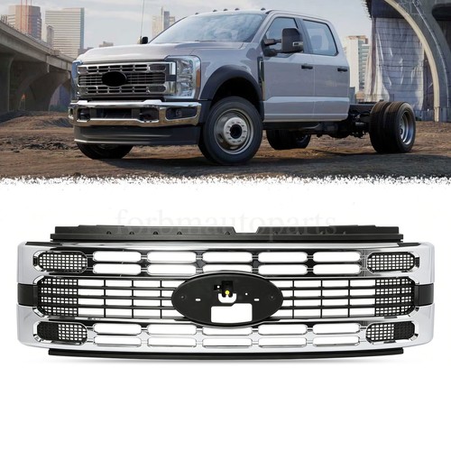 Front Grille Chrome For 2023 2024 2025 Ford F250 F350 F450 F550 Super Duty
