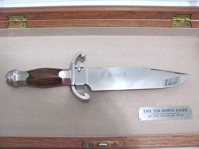 Jim Bowie Large Knife From The Franklin Mint 