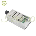 110-220V AC 10000W SCR Motor Speed Controller Volt Regulator Dimmer Thermostat