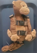 2 in 1 Monkey Toddler Safety Harness Backpack Walking Detachable Leash