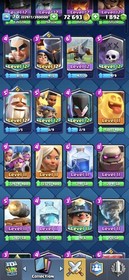 CR 70 LVL | 54 MAXED CARDS | 11K+ Trophies | 70K+ GOLD | 140 Emotes | CHEAP