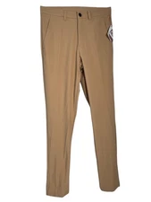 Reebok Pants Mens 28x32 Tan RBX 5 Pocket Moisture Management Golf Performance