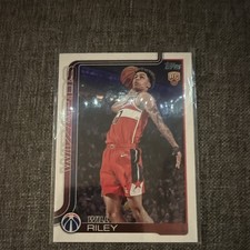 Topps 2025-26 Will Riley Rookie #221 Washington Wizards Basketball Card NBA