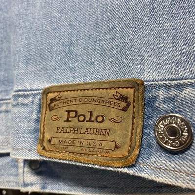 POLO RALPH LAUREN 1967 Denim Jacket Indian Head White Tag Made in