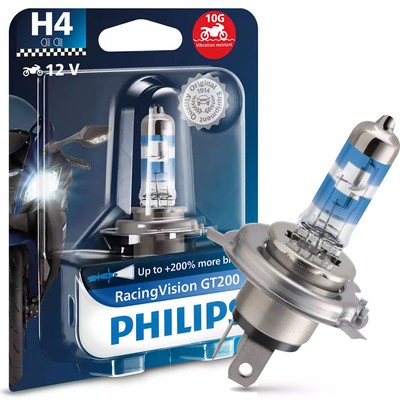 Philips Racing Vision GT200 H4 Moto 12V
