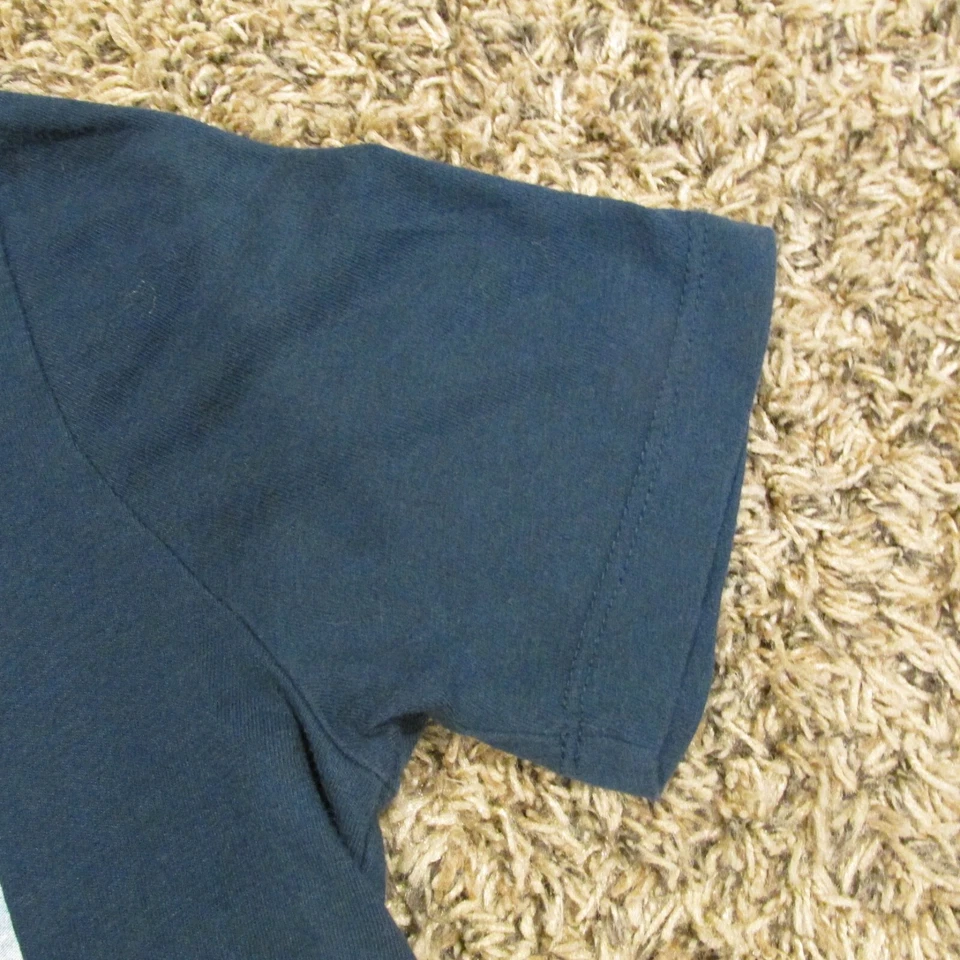 Camiseta Pullover Manga Corta Azul Marino Antigua Dinosaurio Jóvenes Niños Talla XL 14-16 Foto 4 de 4