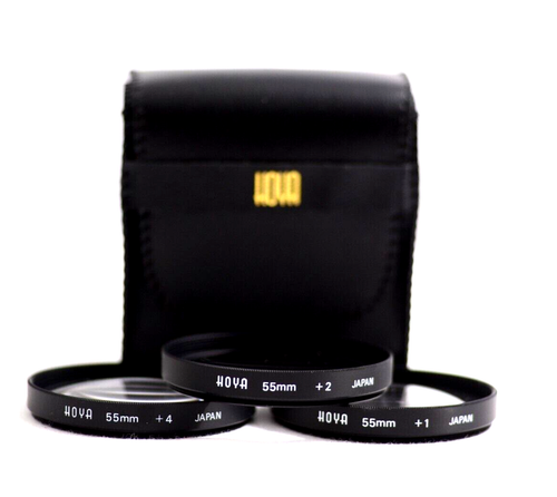 HOYA 55MM 3PC CLOSE-UP CAMERA LENS SET WITH LENS CASE (MINT) - Bild 2 von 2