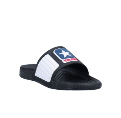 サンダル・ミュール Telfar FW21 RUBBER SLIDE SANDALS (172316C_BWR) TELFAR x CONVERSE 172316C ALL STAR SLIDE SANDALS BLACK