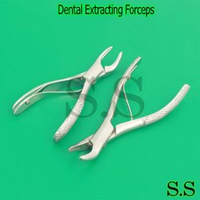 Set of 2 Dental Extracting Forceps 150 1/2S  151 1/2S - Surgical Instruments