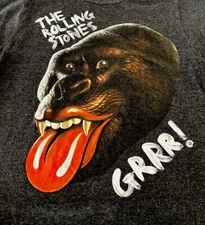 THE ROLLING STONES Grrr! 50 Year Anniversary T-Shirt S/M Rock N Roll Mick Jagger
