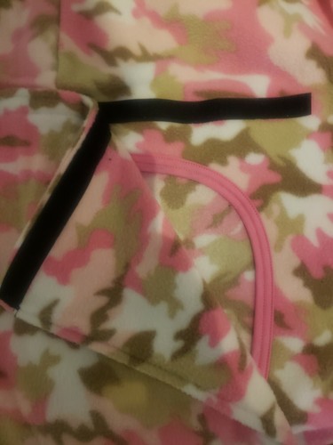 Adult FOOTED Pink Camo Pajamas Small One Piece Rare Drop Seat New Tag Free Ship - Picture 5 of 6