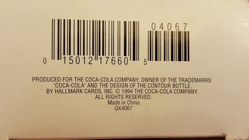 HALLMARK KEEPSAKE 1995 COCA-COLA SANTA REFRESHING GIFT ORNAMENT-NIB - Picture 4 of 7