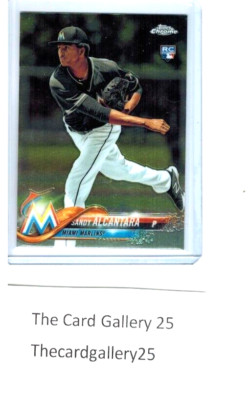 2018 Topps Chrome Sandy Alcantara Rookie Card RC #…