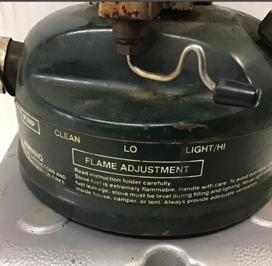 Coleman 508Ａ Coleman 508A Gas Stove & Case 05/91 NICE - Camping Hiking