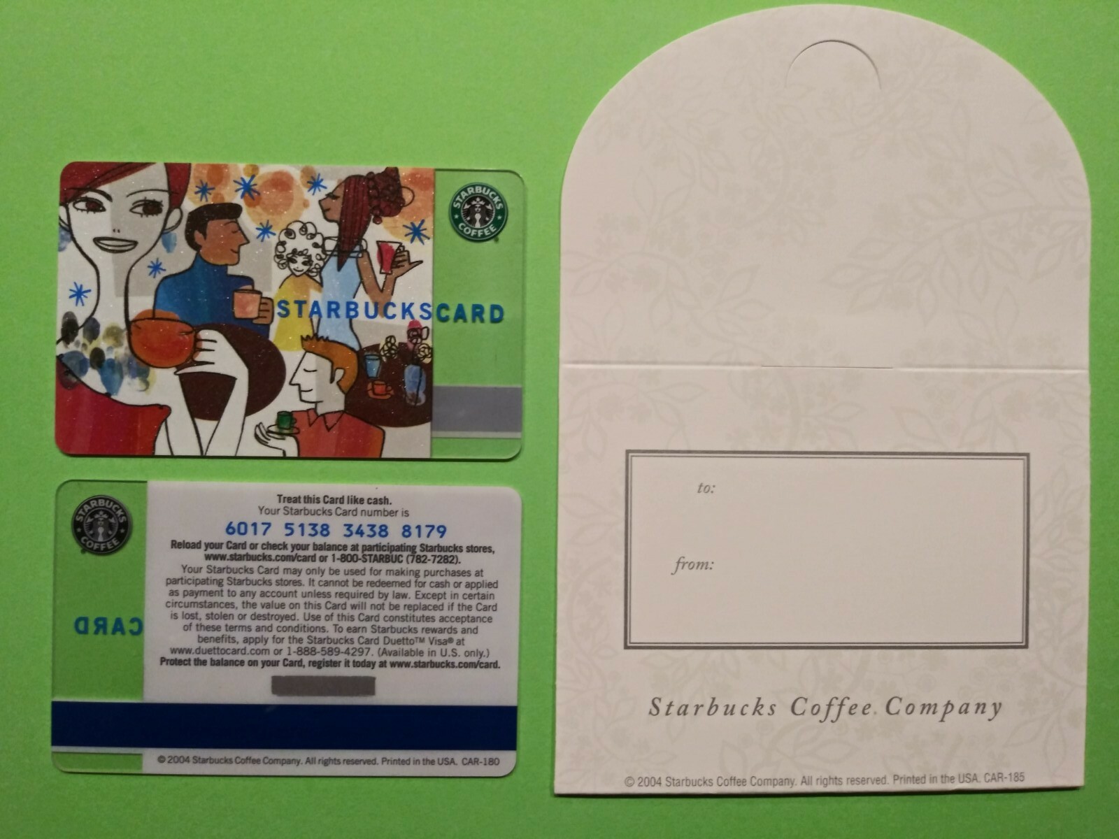 STARBUCKS GESCHENKKARTE 2004 FEIERN NEU EINE SCH NHEIT MIT 