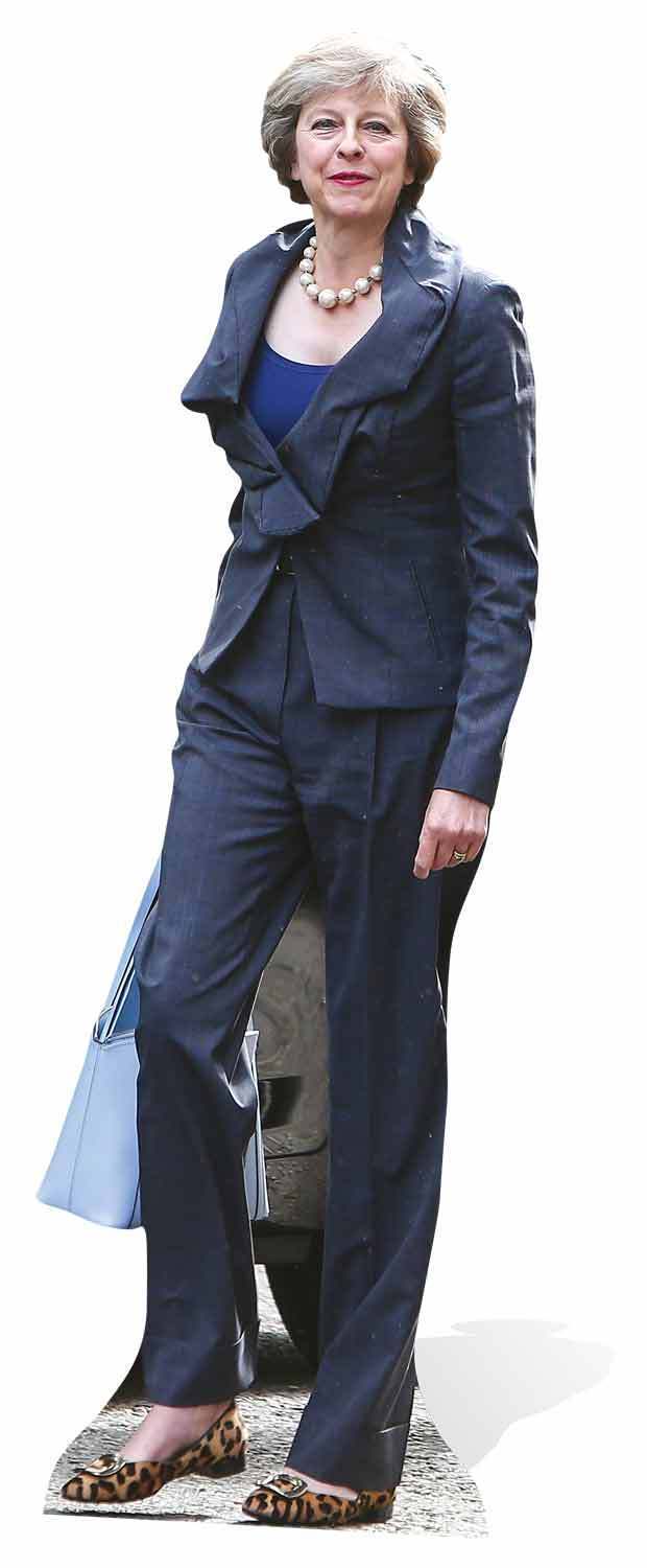 Theresa May Lifesize Cardboard Cutout / Stand Up / Standee Prime Minister Tory