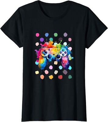 International Dot Day Gaming Dots Console Gift Ladies' Crewneck T-Shirt