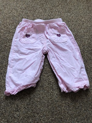 baby pink cargo trousers