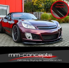 Cup Spoilerlippe SCHWARZ für Opel GT Roadster Frontspoiler Spoilerschwert